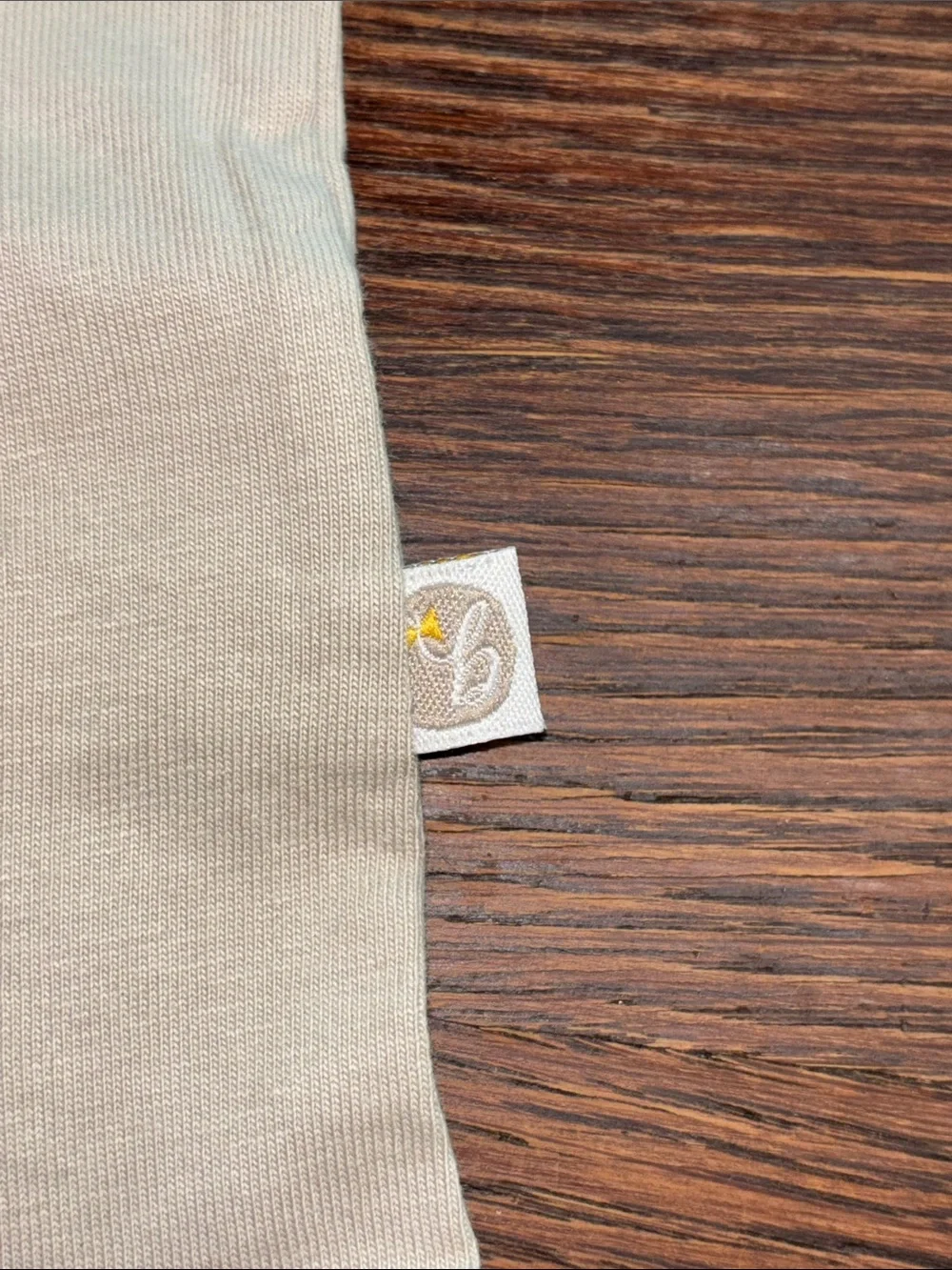 (2) Hallmark Cream Sleeveless Baby Bodysuits 100% Cotton 3-6 months